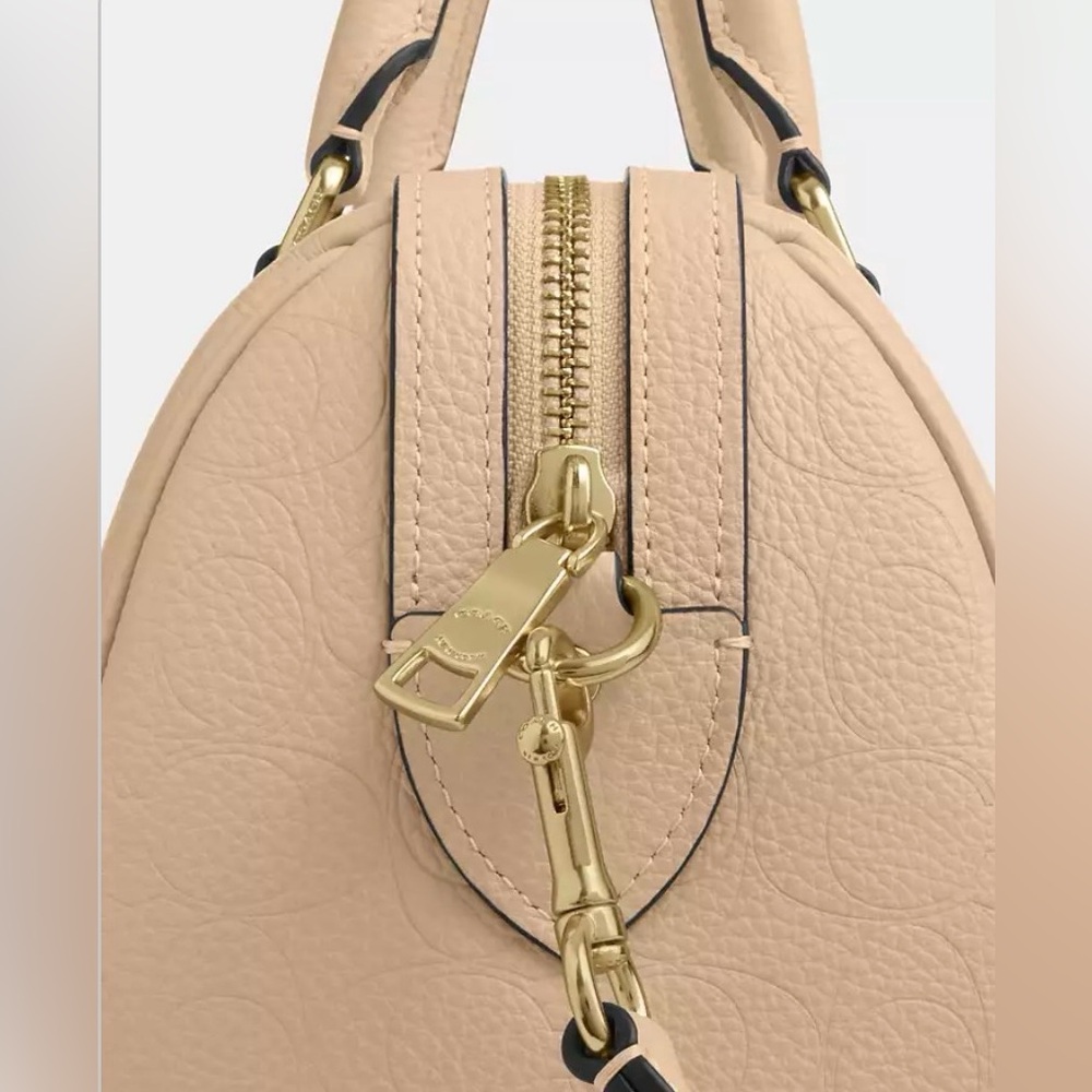 Brand New Coach Rowan Satchel Bag In Signature Leather - Picture 15 of 16